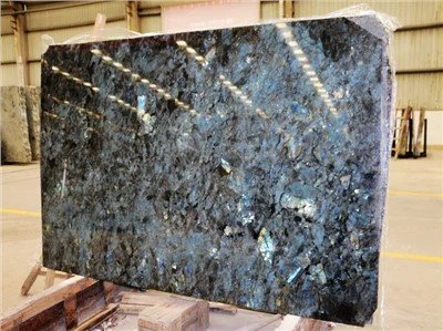 Granito azul esmeralda para encimera