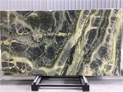 Losas de mármol verde irlandés natural