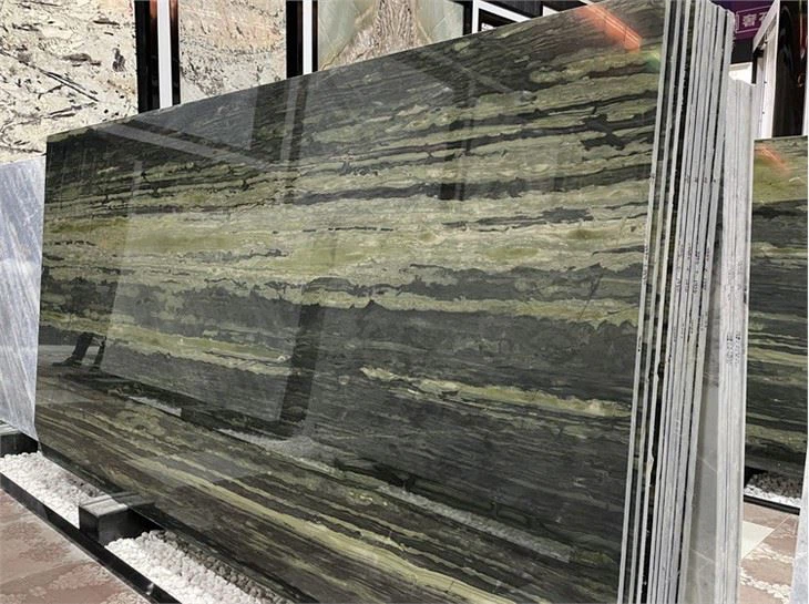 Cuarcita Bambú Verde